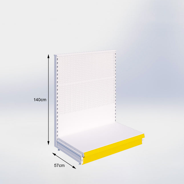 Head unit Perforation White h:140/57