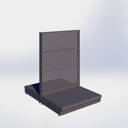 Center rack Perforation Anthracite h:140/57