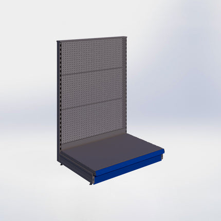 Head unit Perforation Anthracite H:140/57