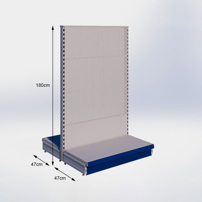 Middenstelling Perforatie Grijs h180/47