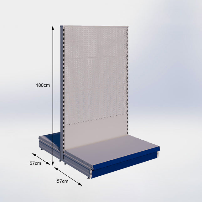 Middenstelling Perforatie Grijs h180/57