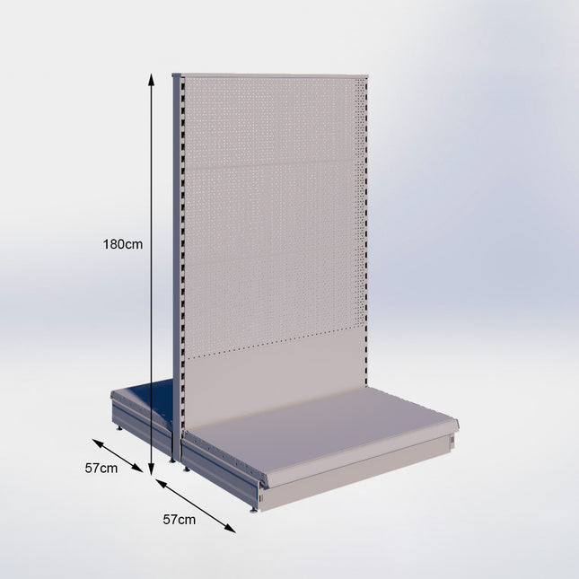 Middenstelling Perforatie Grijs h180/57