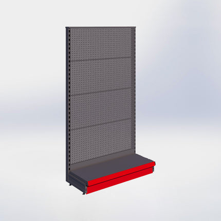 Head unit Perforation Anthracite H:140/47