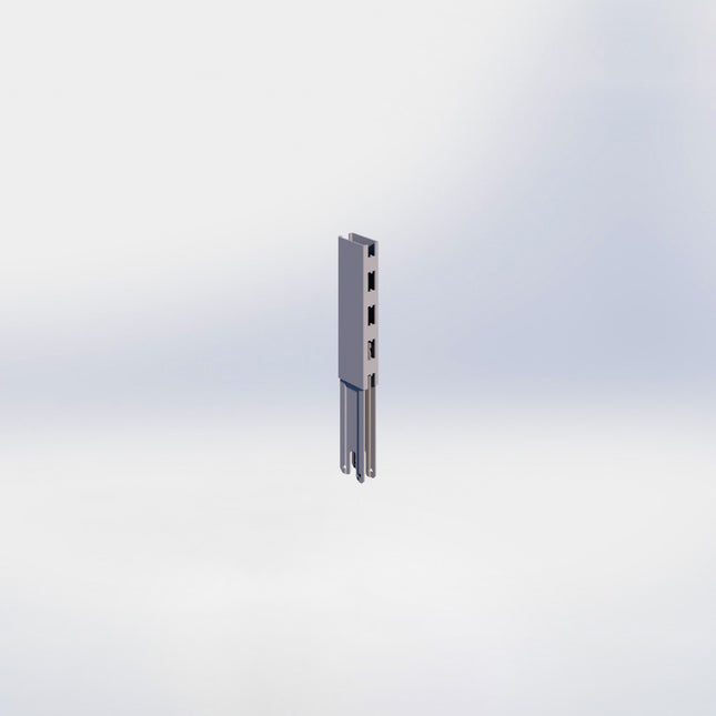 Verlengstuk - H20 x B3 x D6 cm - Grijs