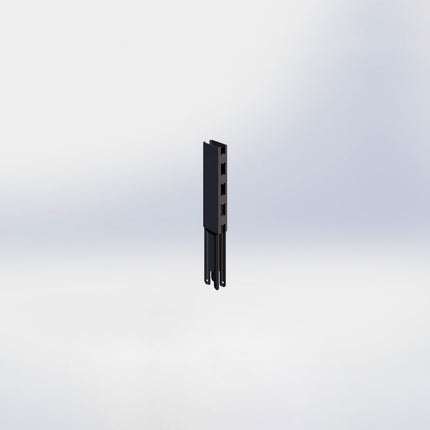 Verlengstuk - H20 x B3 x D6 cm - Antraciet