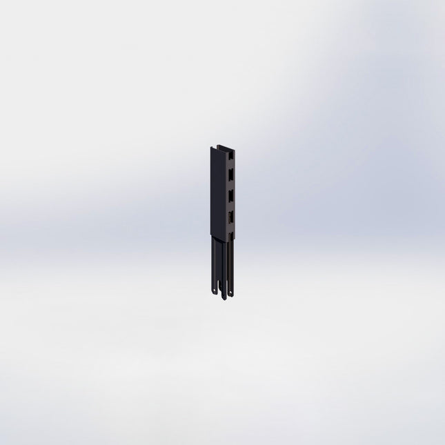 Verlengstuk - H20 x B3 x D6 cm - Antraciet