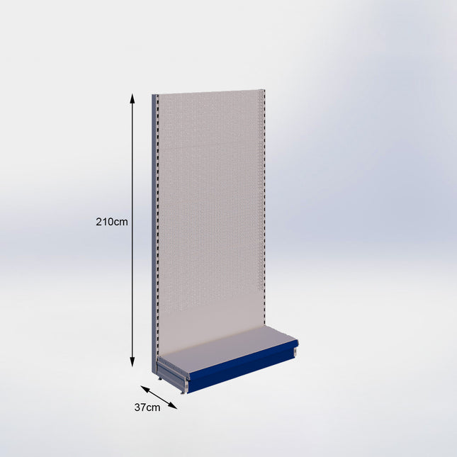 Wandstelling Perforatie Grijs h:210/37