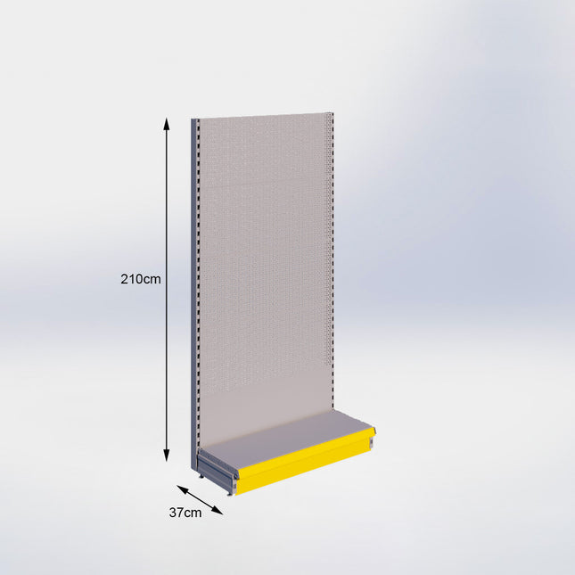 Wandstelling Perforatie Grijs h:210/37