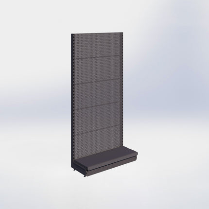 Wall rack with Perforation H: 215/47 ral7015/7015