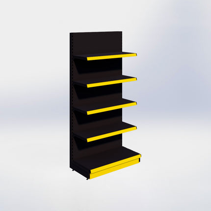 Wall rack Black h:210/47