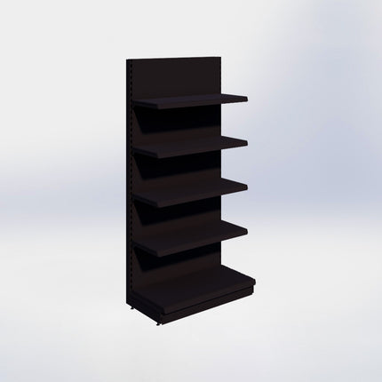 Wall rack Black h:210/47