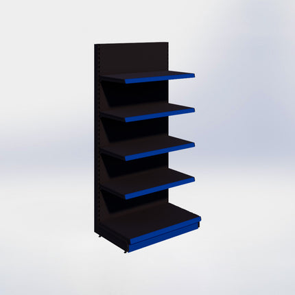 Wall rack Black h:210/57