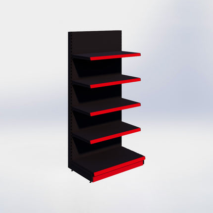 Wall rack Black h:210/57