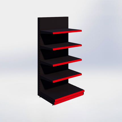 Wall rack Black h:215/57