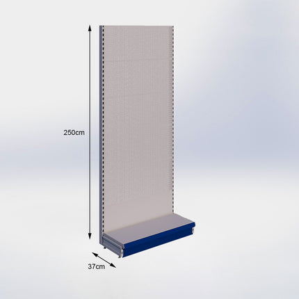 Wandstelling Perforatie Grijs h:250/37