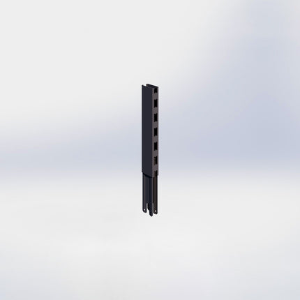 Verlengstuk - H30 x B3 x D6 cm - Antraciet