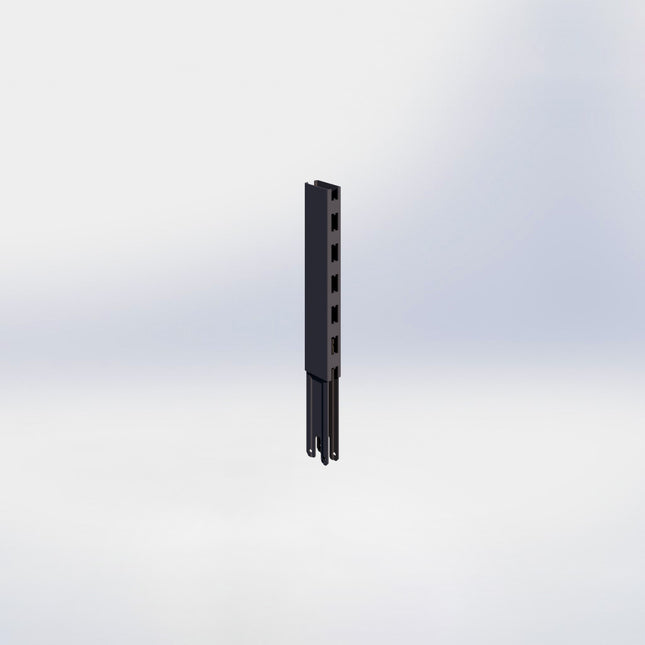 Verlengstuk - H30 x B3 x D6 cm - Antraciet