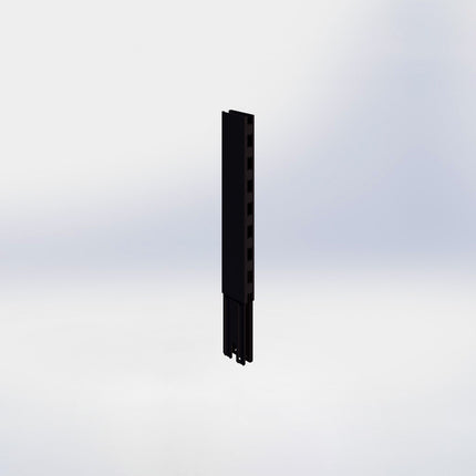 Verlengstuk - H40 x B3 x D8 cm - Zwart