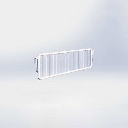 Metalen vakverdelers - H9,5 x D37 cm - Wit