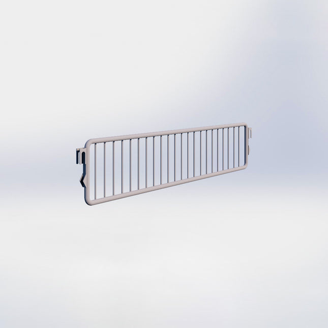 Metalen vakverdelers - H9,5 x D47 cm - Grijs