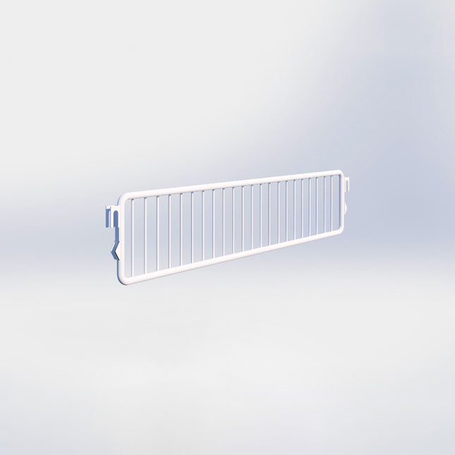 Metalen vakverdelers - H9,5 x D47 cm - Wit