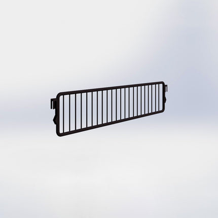 Metalen vakverdelers - H9,5 x D47 cm - Zwart