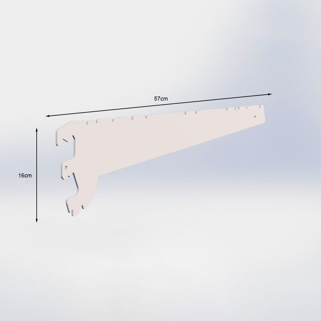 Plankdrager - D57 cm - Crème wit