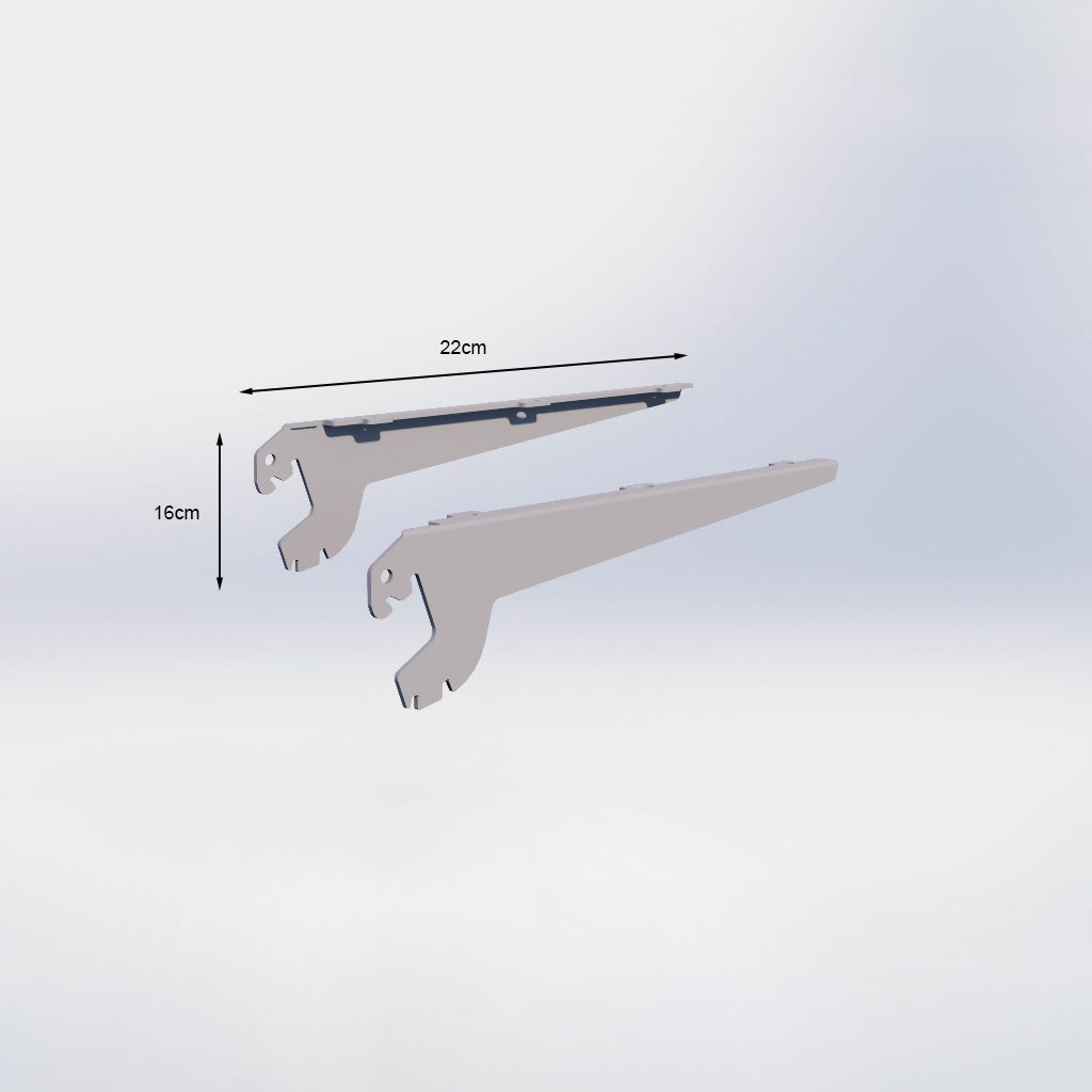 Duraline plankdrager Cantilever wit 15x12 cm kopen? | Plankdragers & steunen Duraline plankdrager Cantilever wit 15x12 cm kopen? | Plankdragers & steunen