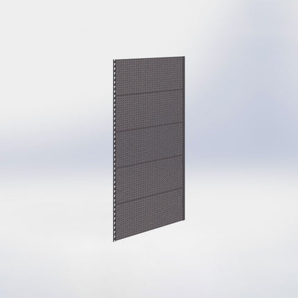 Wandrailstelling perforatie - H200 x B100 cm - Antraciet
