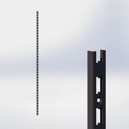 Wandrail - H200 x B3 x D2,5 cm - Antraciet