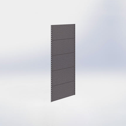 Wandrailstelling perforatie - H200 x B80 cm - Antraciet
