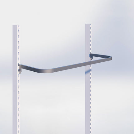 Kledingbeugel - L66,5 x D35 cm - Chroom