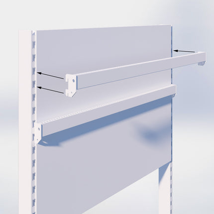 Draagbalk geperforeerd - L100 cm - Antraciet