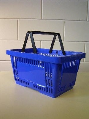 Shopping basket 2 handles 22 liters