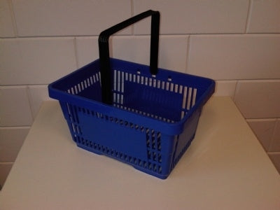 Shopping basket 1 handle 22 liters