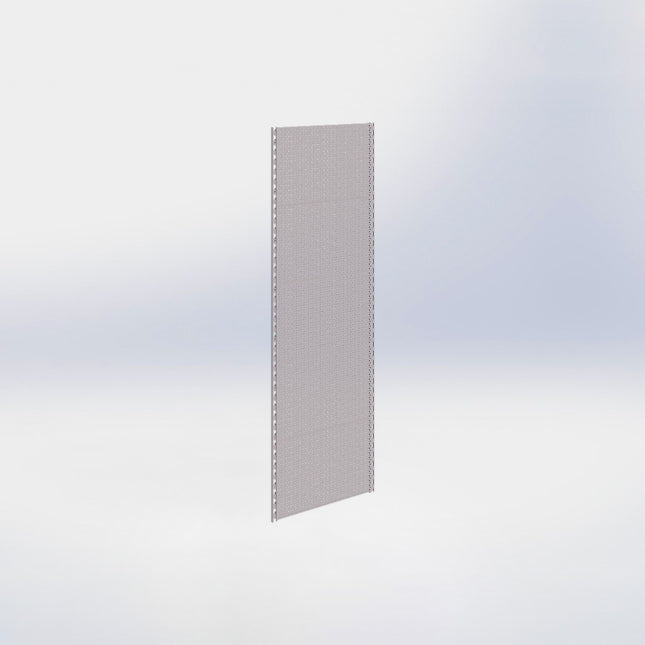 Wandrailstelling perforatie - H200 x B66,5 cm - Grijs
