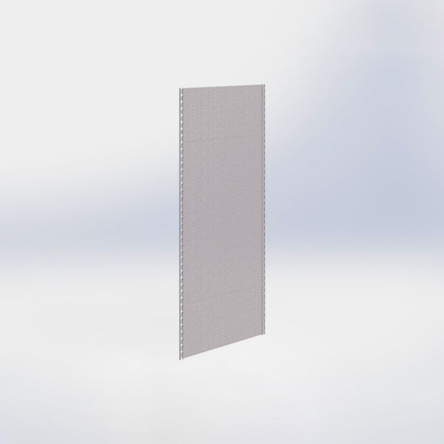 Wandrailstelling perforatie - H200 x B80 cm - Grijs