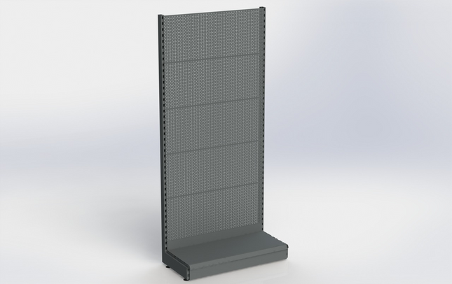 Wall rack with Perforation H: 215/47 ral7015/7015